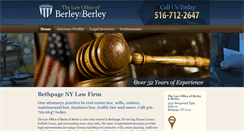 Desktop Screenshot of berleyandberleylaw.com