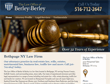 Tablet Screenshot of berleyandberleylaw.com
